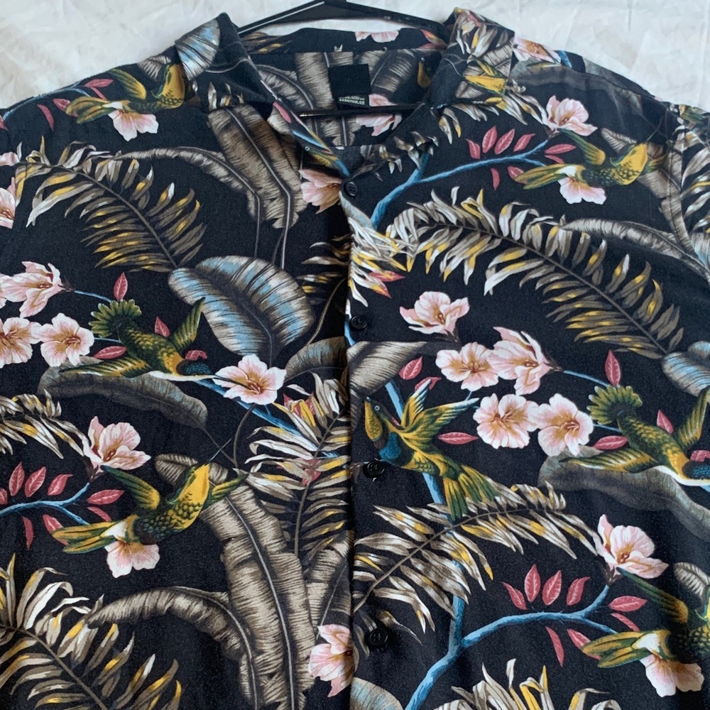 H&M Camp Collar Hawaiian Style Short Sleeve XXL